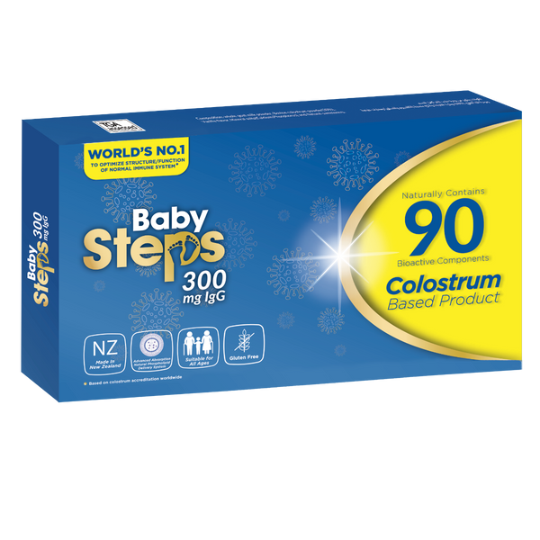 Baby Steps Colostrum Sachets - 300 mg lgG - 2 Sachets