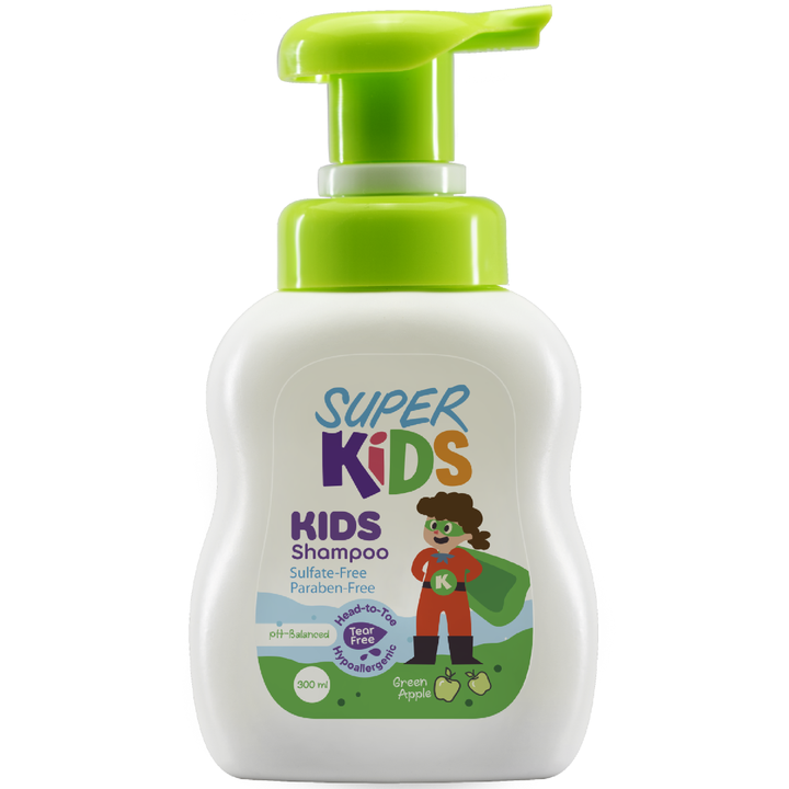 Superkids Kids Shampoo Green Apple Fragrance 300 ml