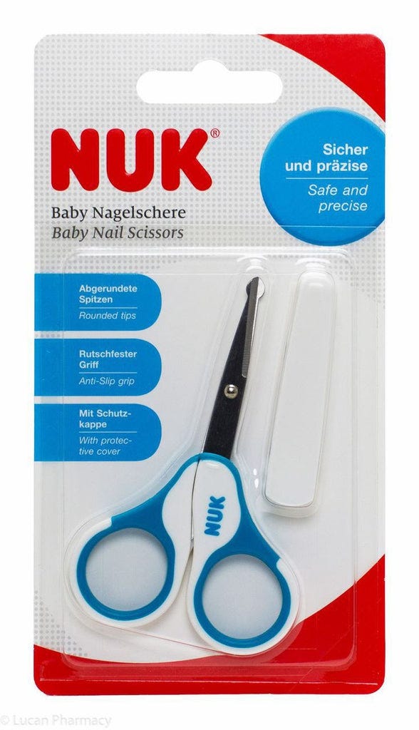 NUK Baby Nail Scissors with Protective Cover