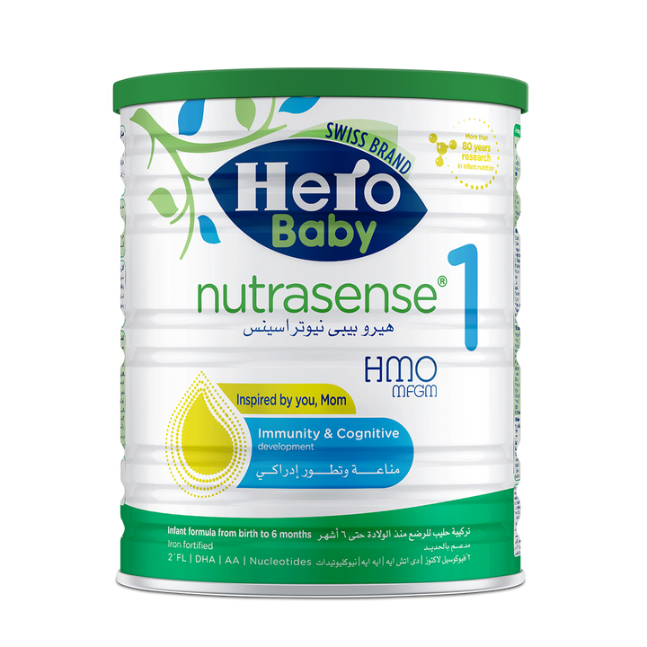 Hero Baby Nutrasense 1 Formula Milk|0+ Months|400 gm