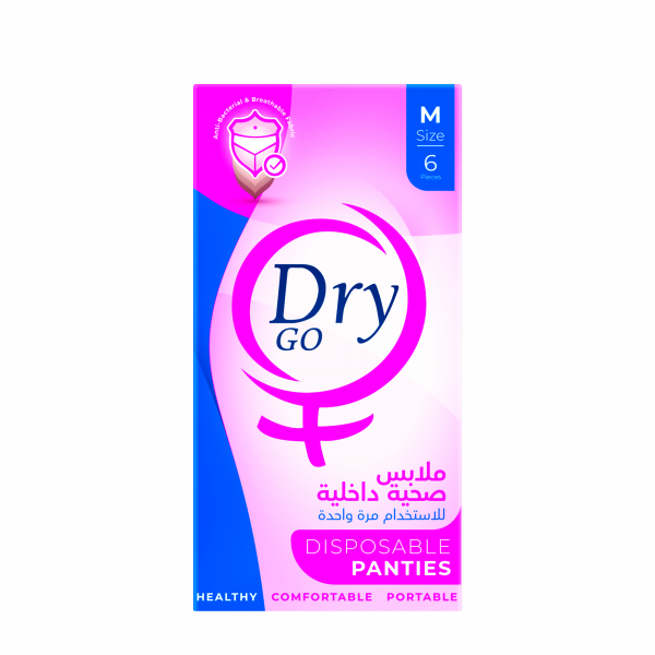Dry Go Medium Disposable Panties|6 Pieces