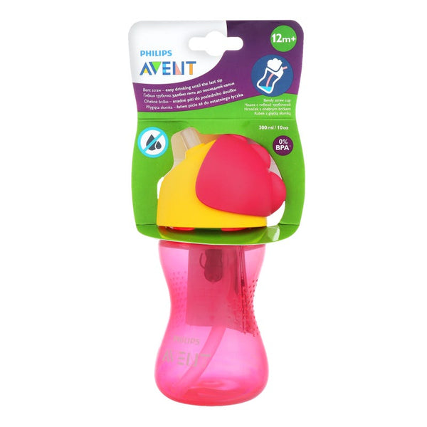 Philips Avent Bendy Straw Cup 12+ Months 300 ml - Pink