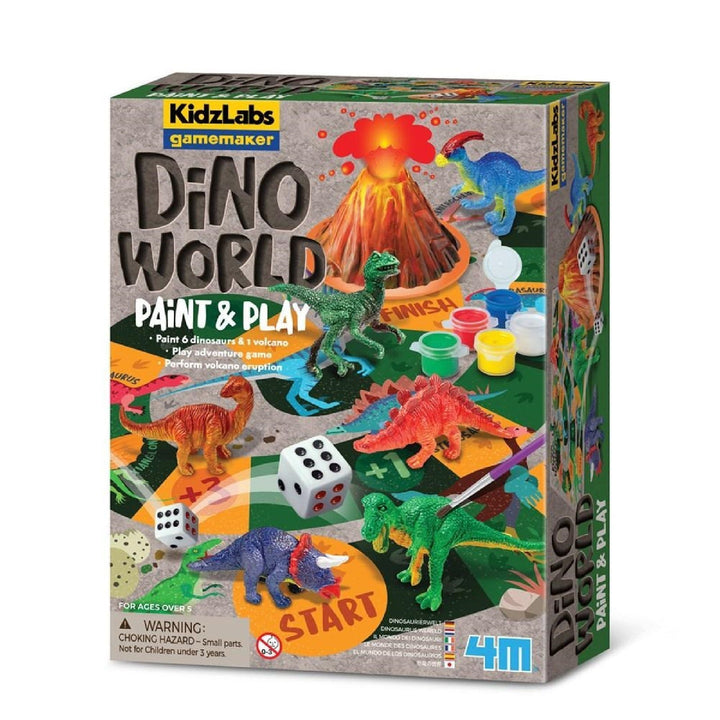 4M Kidz Labs Dino World Paint and Play
