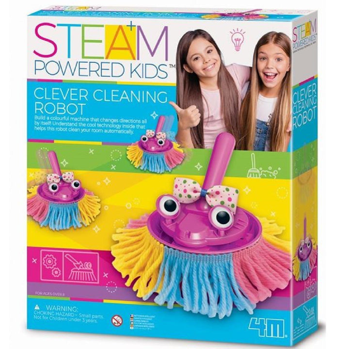 4M Steam Powered Kids Clever Cleaning Robot