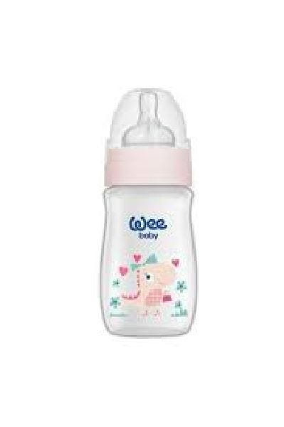 Wee Baby Power Girl Feeding Bottle, 250 ml - Pink