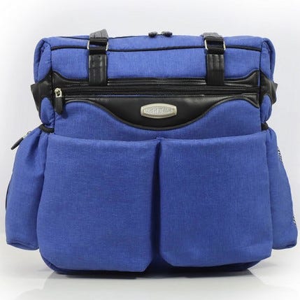 Petit Bebe Premium Diaper Bag - Blue and Black