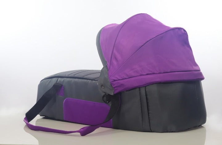 Uni-Baby Carry Cot - Purple and Grey
