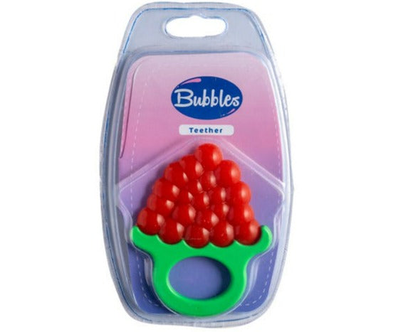 Bubbles Teether Grape| Red & Green