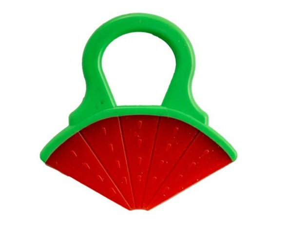 Bubbles Teether Watermelon | Red & Green