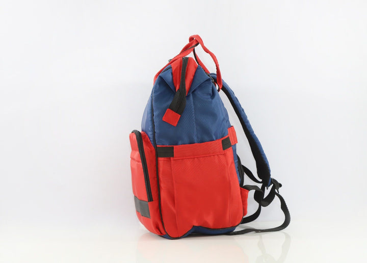 Uni-Baby Diaper Bag - Red and Dark Blue