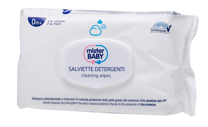 Mister Baby Cleaning Wipes - 72 Wipes