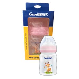 Granzia Deer Baby Feeding Bottle 150ml - Pink