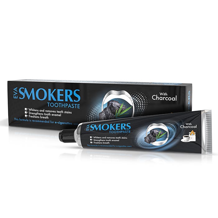 Eva Smokers Cleansing Toothpaste With Charcoal | 50Gm