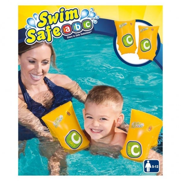 Bestway Swim Safe JR Step C Arm Floats - Yellow
